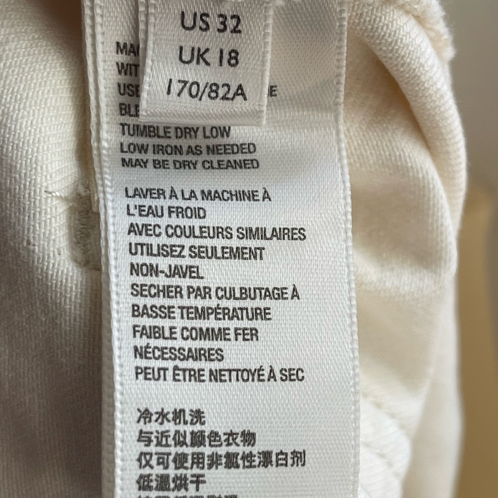 We The Free Pull On Jeans 32 | Stretch | Must Have | Cream Jeans 32 | NWT - Picture 9 of 10